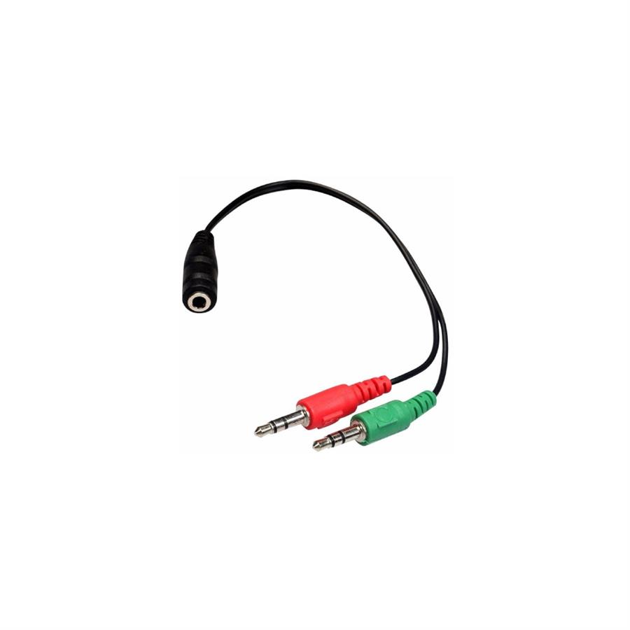 ADAPTADOR NOGA AC-3,5A 2 MINI PLUG MACHO A 2 SALIDAS MINI PLUG HEMBRA