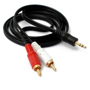 CABLE NOGA AC-27 MINI PLUG A 2RCA 1,8 METROS STEREO
