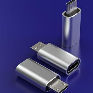 ADAPTADOR KOSMO MICRO USB A TIPO C ALTA CALIDAD ALUMINIO HI-SPEED