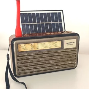 RADIO DAIHATSU D-RP60USB BLUETOOTH NEGRO DUAL AM/FM + CARGA SOLAR + LUZ LED