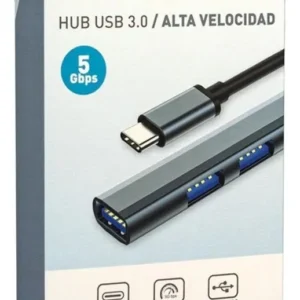 HUBS USB-C NOGA NGH-51 4 PUERTOS USB 3.05Gbs CONECTOR TIPO C NOTEBOOK /TABLES /PC