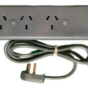 PROLONGADOR ZAPATILLA RICHI 3 TOMAS C/TERMICA BINORMA 1,5MT GRAFITO – 10A
