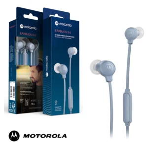 AURICULARES MOTOROLA EARBUDS 3-S CELESTE C/MICROFONO MANOS LIBRES