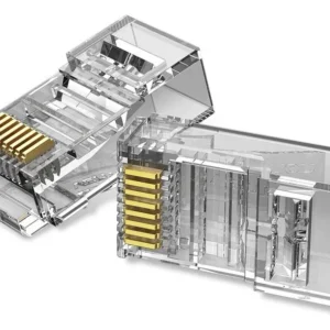 FICHA NOGA RJ-45 CAT 5E PLUG 8 CONTACTOS BOLSA X 100 UNIDADES