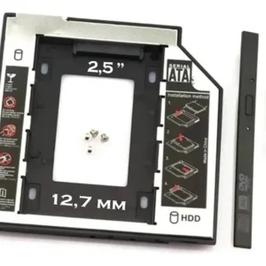 CADDY DISK NOGA NG-CD12 ADAPTADOR DE DISCO RIGIDO Y SSD PARA NOTEBOOK
