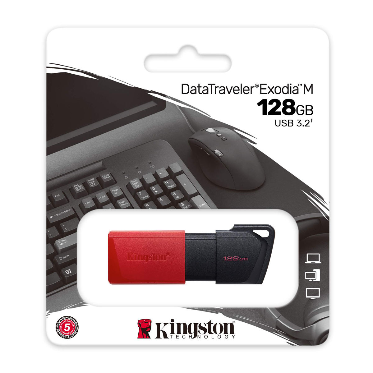PENDRIVE KINGSTON DTXM/128 GB USB 3,2 RED ( ROJO )