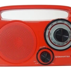 RADIO DAIHATSU D-RP400 ROJO DUAL AM/FM 220V + PILA