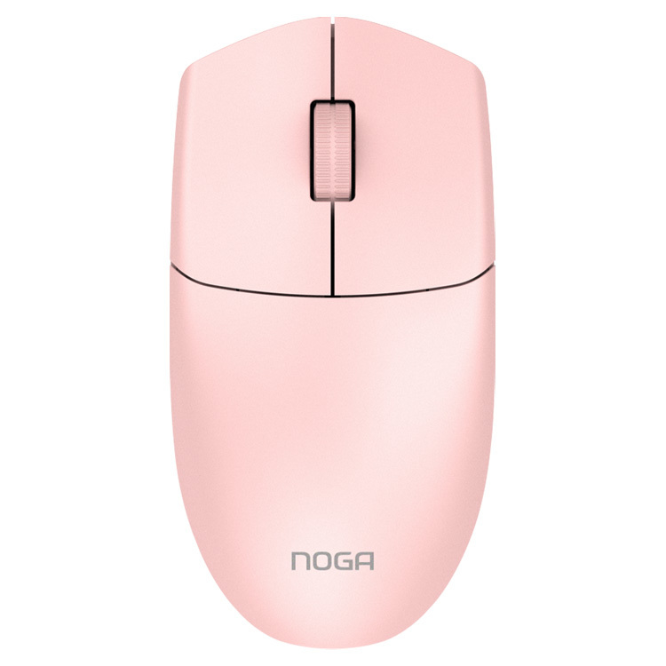 MOUSE NOGA NGM-621 ROSADO USB OPTICO ERGONOMICO Y CONFORTABLE 1000 DPI