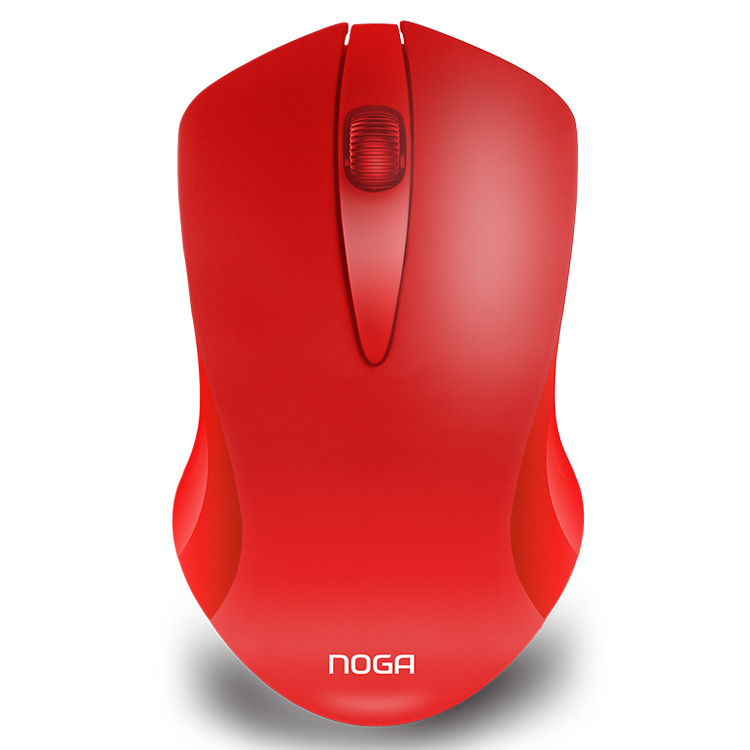 MOUSE NOGA NGM-680 3D ROJO INALAMBRICO USB 2,4 GHZ PC NOTEBOOKS Y TABLETS