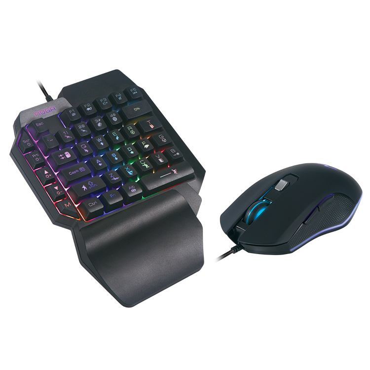 COMBO GAMING NOGA NKB-AK75 TECLADO GAMMER + MOUSE GAMER 6D RETROILUMINADO