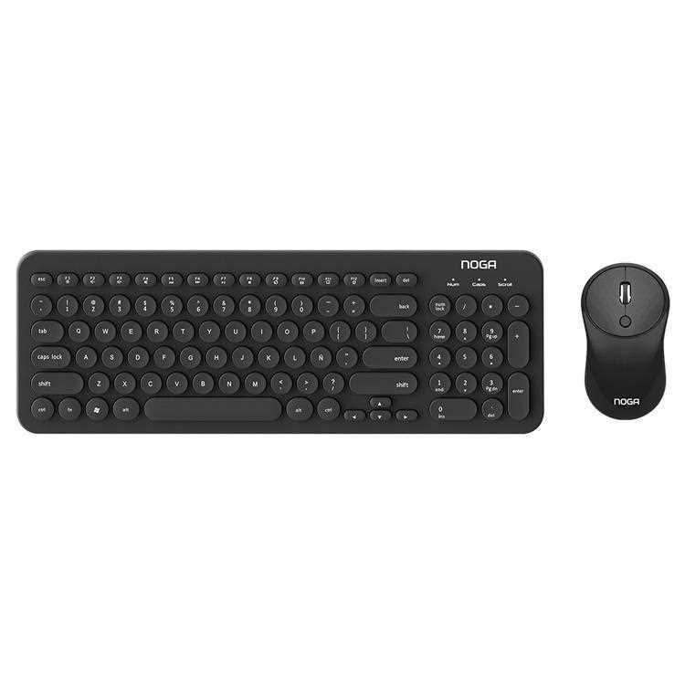 TECLADO Y MOUSE NOGA S5600 NEGRO ULTRA SLIM SOFT TOUCH INALAMBRICO USB TECLADO Y MOUSE NOGA S5600 NEGRO ULTRA SLIM SOFT TOUCH INALAMBRICO USB