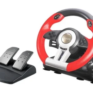 VOLANTE + PEDALERA NOGA GEARS PS3 / PS4 / PC CON PALANCA DE CAMBIOS + VIBRACION