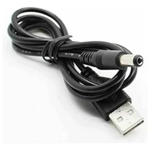 CABLE ADAPTADOR USB A FICHA JACK AC DC 5,5 X 2,1MM PARA TV BOX – CAJA BOX