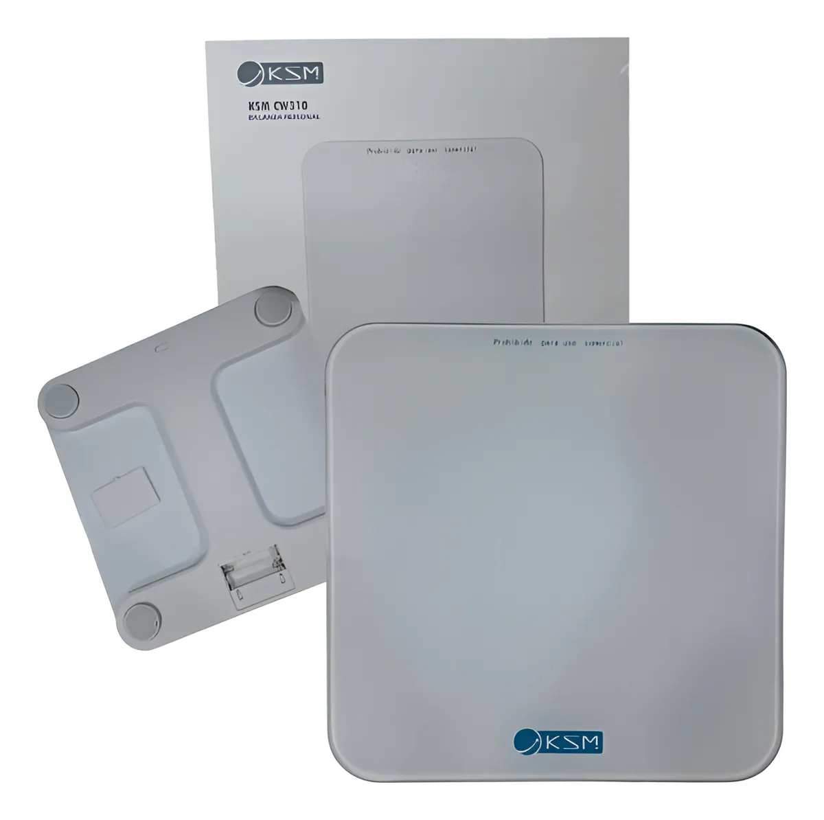 BALANZA PERSONAL KOSMO KZM CW-310 PESO 5 A 180KG 26X26CM COLOR BLANCO