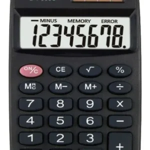 CALCULADORA DAIHATSU D-P803S NEGRO BOLSILLO SOLAR Y PILA 8 DIGITOS CALCULADORA DAIHATSU D-P803S NEGRO BOLSILLO SOLAR Y PILA 8 DIGITOS