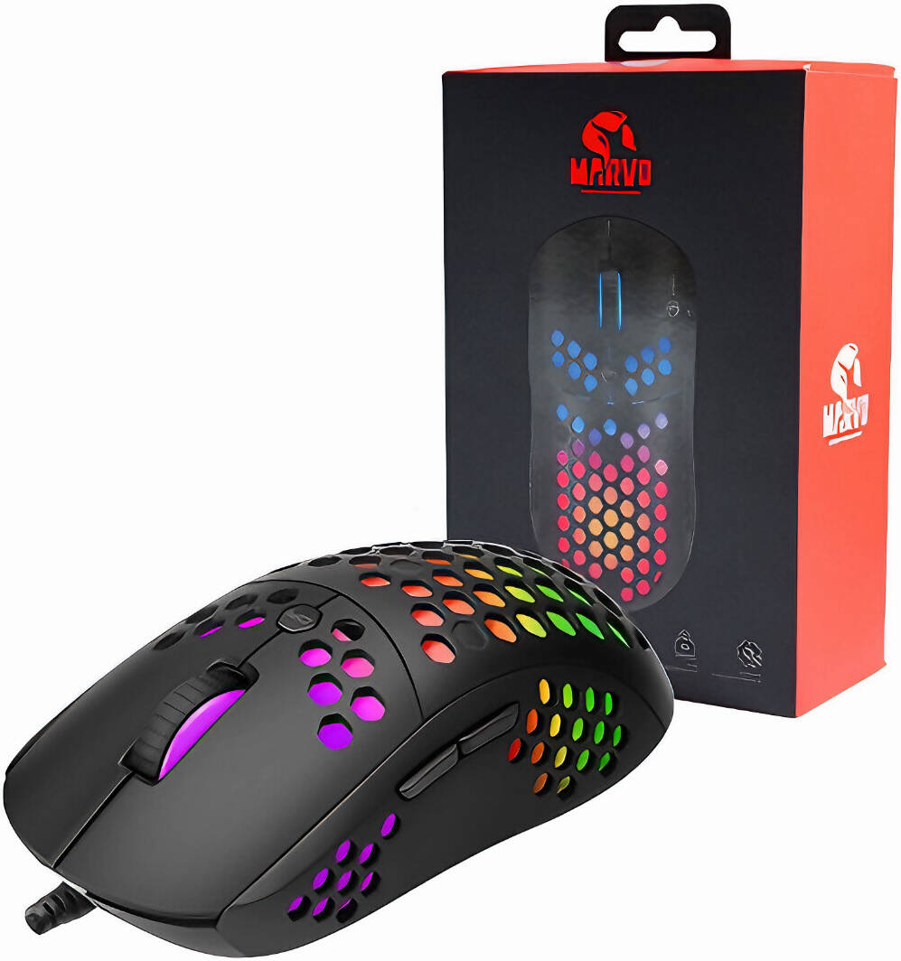 MOUSE MARVO G961 OPTICO 12000 DPI RGB - Imagen 2