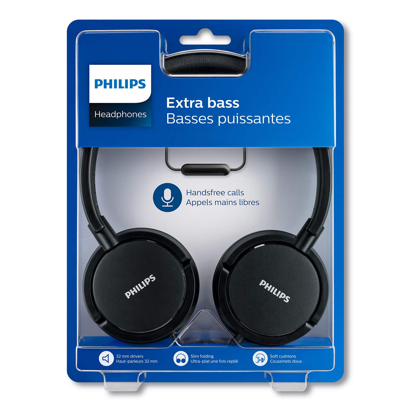 AURICULARES PHILIPS SHL5005/00 NEGRO VINCHA PLEGABLE CON MIC MANOS LIBRES