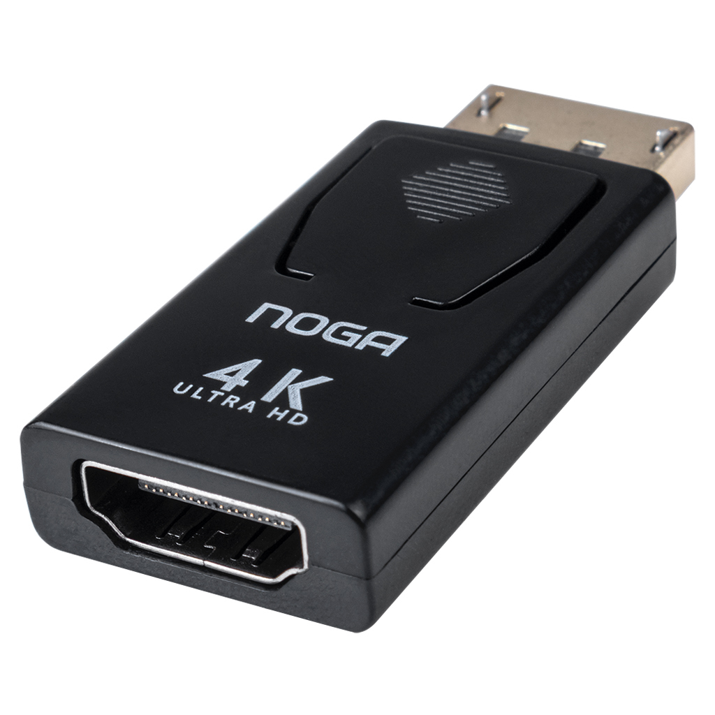 ADAPTADOR FICHA NOGA MDP-HDMI4K DISPLAYPORT MACHO A HDMI HEMBRA – 4K CON AUDIO