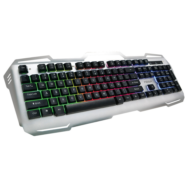 TECLADO NOGA NKB-K10 RETROILUMINDADO GAMER TECLAS REFORZADAS