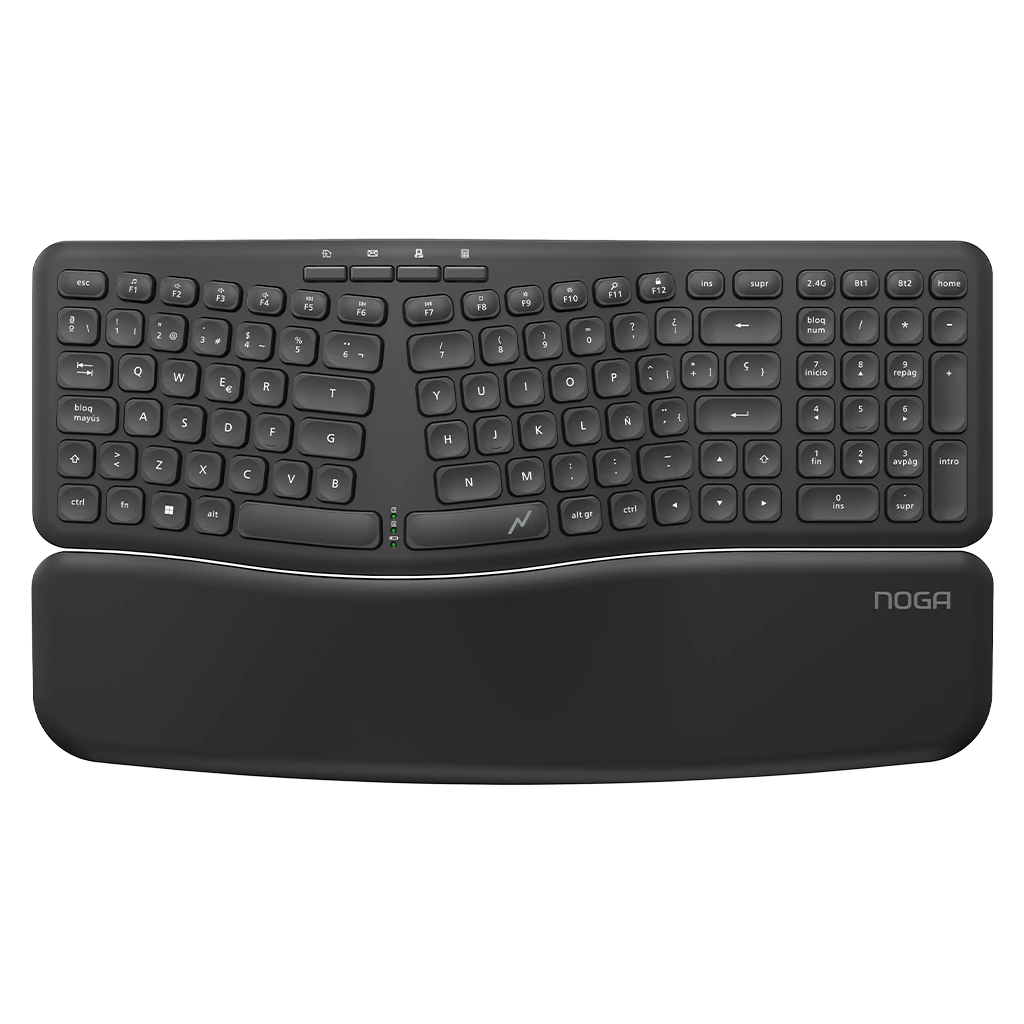 TECLADO NOGA NKB-Q90 NEGRO INALAMBRICO USB DUAL 2,4G / BLUETOOTH 102 TECLAS TECLADO NOGA NKB-Q90 NEGRO INALAMBRICO USB DUAL 2,4G / BLUETOOTH 102 TECLAS