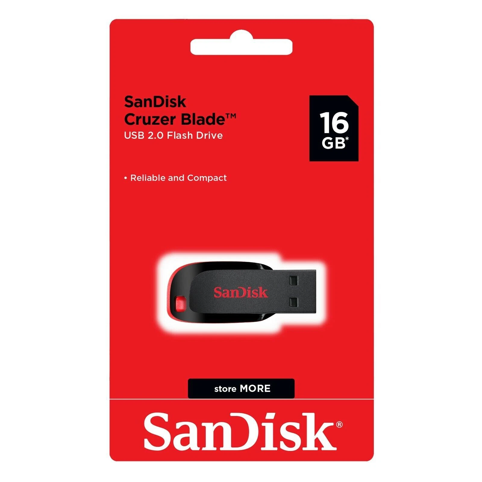 PENDRIVE SANDISK SDCZ50 CRUZER BLADE 16 GB USB 2.0