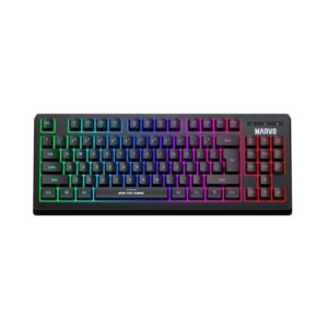 TECLADO MARVO MEMBRANA TKL K607 RGB SP
