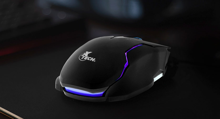 MOUSE GAMER X-TECH XTM610 800/3200 DPI 6 BOTONES USB OPTICO NEGRO - Imagen 3
