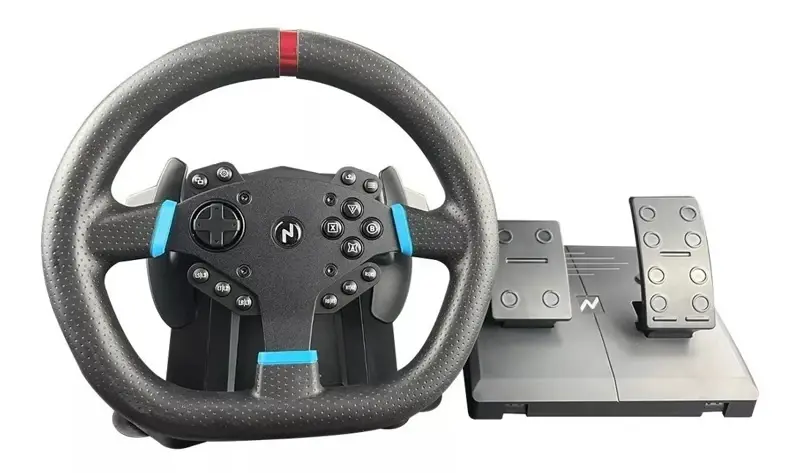 VOLANTE + PEDALERA NOGA DRIFTER PS3/ PS4/ PC/ X BOX CAMBIOS CON LEVAS + VIBRACION - Imagen 2