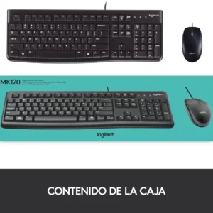 Combo Teclado y Mouse Logitech MK120 Español