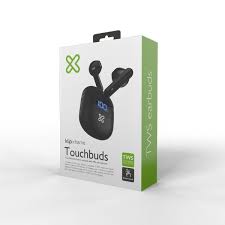 Auriculares Klip Xtreme Tws Touchbuds Con Bluetooth V5.0 Negro