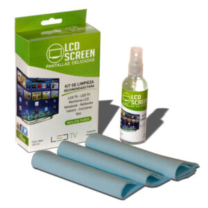 LCD SCREEN – KIT LIMPIADOR PULVERIZADOR 120CC C/PAÑOS DE LIMPIEZA