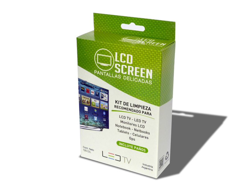 LCD SCREEN - KIT LIMPIADOR PULVERIZADOR 120CC C/PAÑOS DE LIMPIEZA - Imagen 2