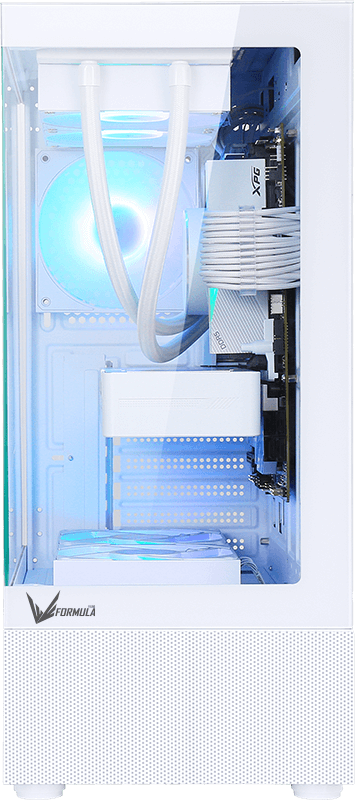 GABINETE GAMER AIR CRYSTAL Z1+ WHITE FORMULA V - Imagen 5