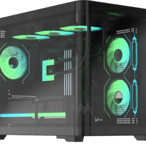 GABINETE GAMER AIR CRYSTAL U2M FLOE BLACK FORMULA V GABINETE GAMER AIR CRYSTAL U2M FLOE BLACK FORMULA V