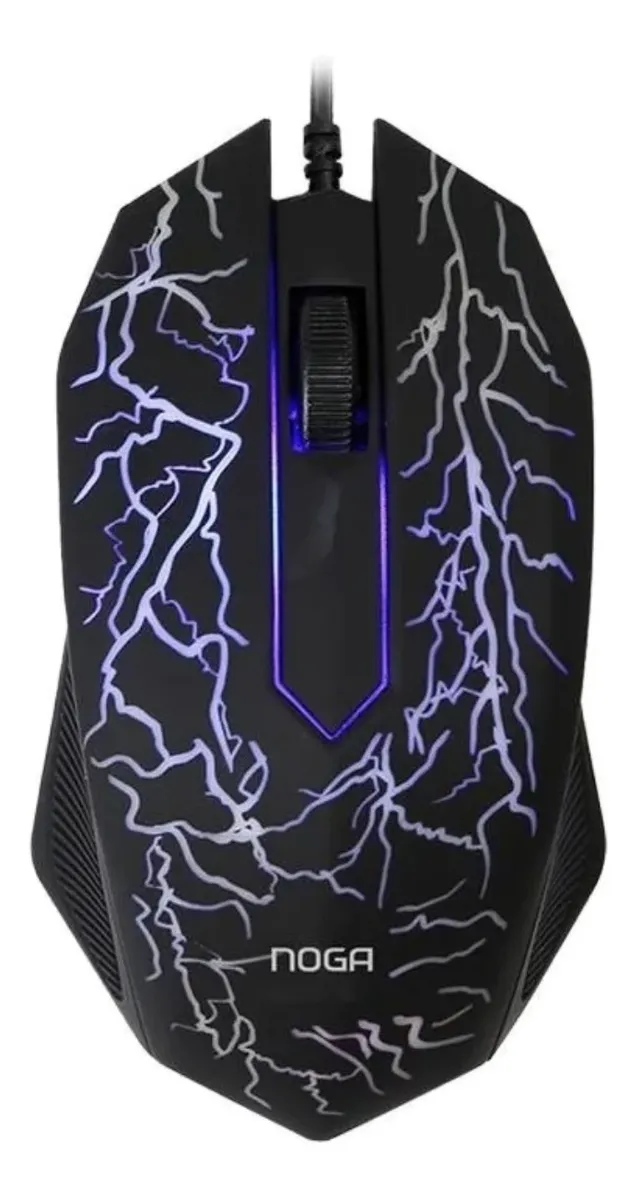 COMBO TECLADO Y MOUSE GAMER NOGA NKB-570 INGLÉS US DE COLOR NEGRO - Imagen 4