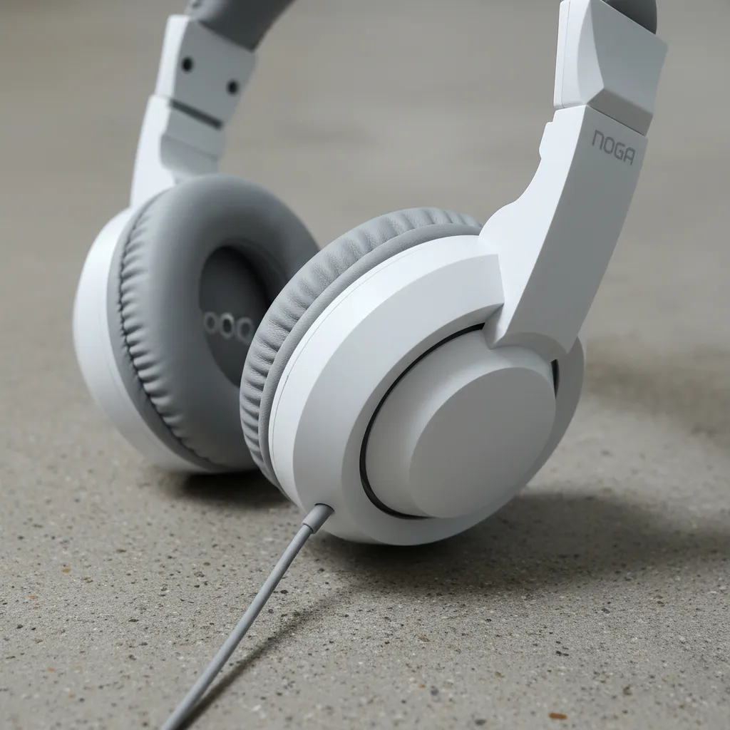 AURICULARES NOGA ST-704 BLANCO STORMER GAMER MIC + 3,5MM + PS4 + USB + LEDS - Imagen 3