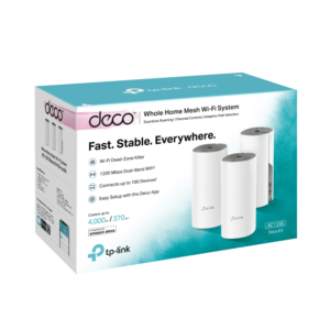 WHOLE-HOME MESH WI-FI SYSTEM AC1200 3PCS DECO E4 TP LINK