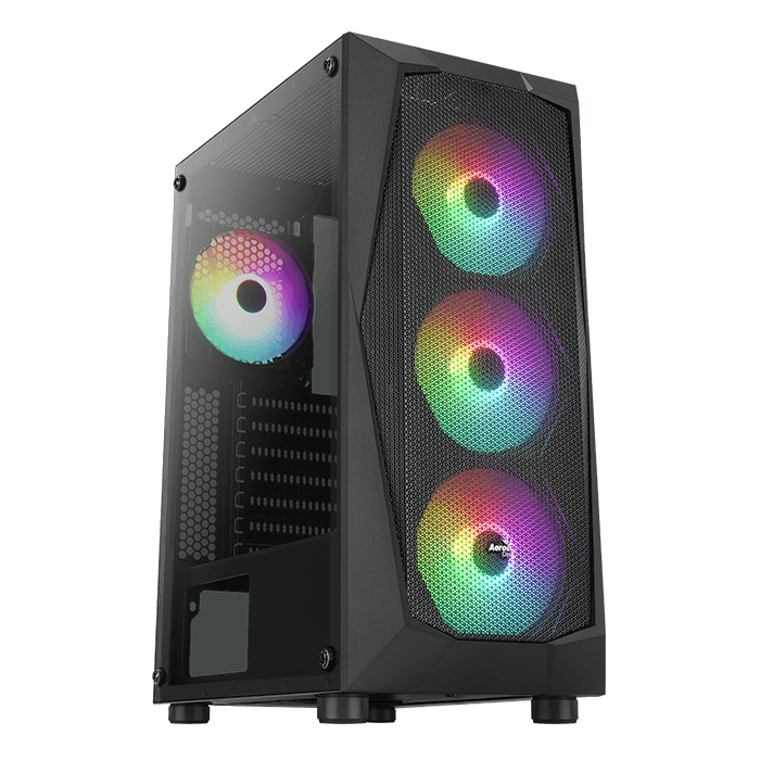 GABINETE AEROCOOL FALCON BLACK