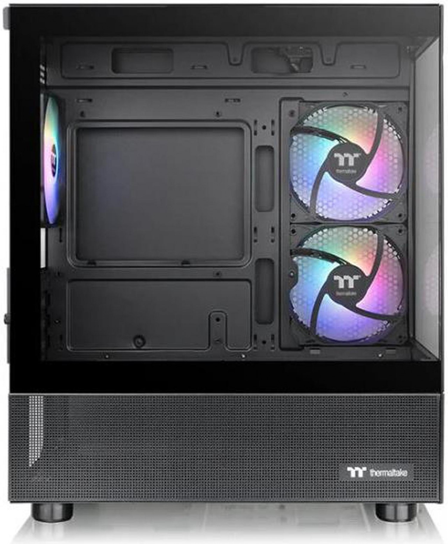 GABINETE THERMALTAKE VIEW 170 TG ARGB BLACK WHITE TEMPERED GLASS - Imagen 4
