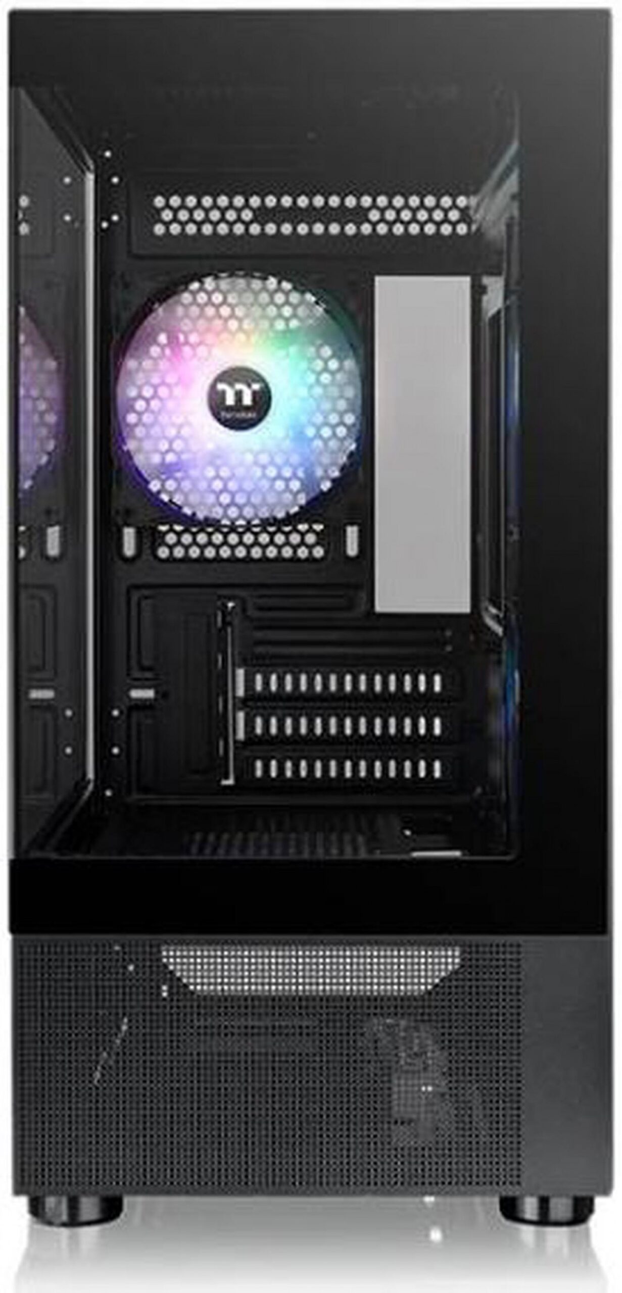 GABINETE THERMALTAKE VIEW 170 TG ARGB BLACK WHITE TEMPERED GLASS - Imagen 3