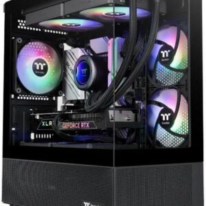 GABINETE THERMALTAKE VIEW 170 TG ARGB BLACK WHITE TEMPERED GLASS