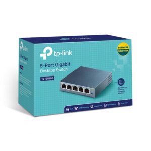 SWITCH 5 PUERTOS 10/100/1000 MBPS BAJO CONSUMO TL-SG105  TP LINK