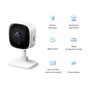 CÁMARA DE SEGURIDAD PARA EL INTERIOR DEL HOGAR CON WI-FI TAPO C100 TP LINK