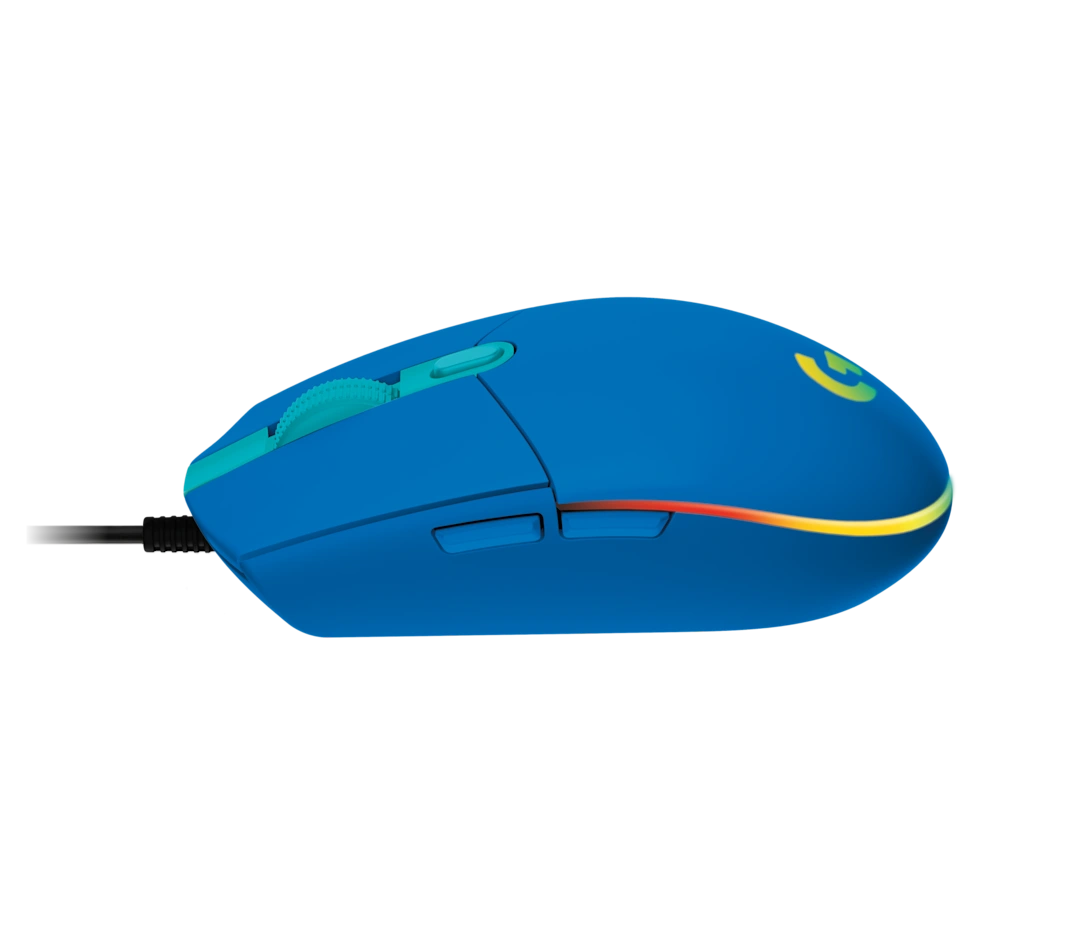 MOUSE LOGITECH C/CABLE G203 AZUL GAMING - Imagen 3