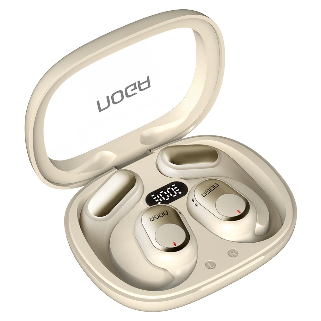 AURICULARES NOGA NG-BTWINS 52 BEIGE BT 5,2 +EDR OREJEROS TOUCH Y ASISTENTE DE VOZ - Imagen 3