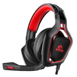 AURICULAR MARVO HG8960 GAMER (PS4-XBOX-PC) LED RED