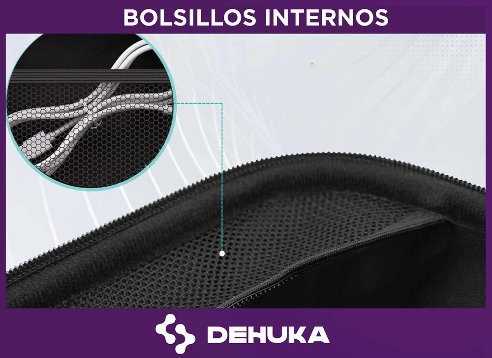 ESTUCHE RÍGIDO DEHUKA PARA MANBA SWITCH PRO CONTROLLER FUNDA DE VIAJE NEGRO - Imagen 3