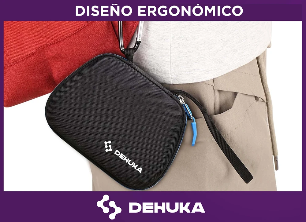 ESTUCHE RÍGIDO DEHUKA PARA MANBA SWITCH PRO CONTROLLER FUNDA DE VIAJE NEGRO - Imagen 2