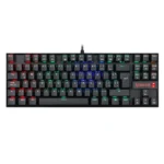 TECLADO GAMER REDRAGON MECÁNICO KUMARA K552 KR ESPAÑOL NEGRO
