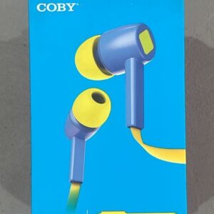 AURICULARES COBY CV52 AMARILLO-TURQUESA